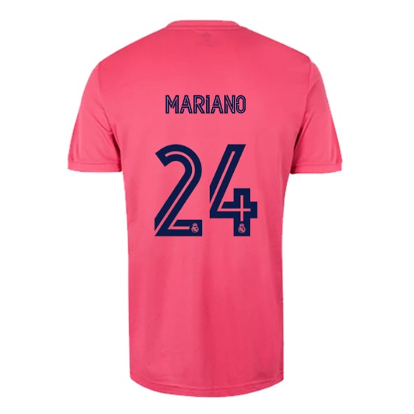 Camiseta Real Madrid Segunda equipo NO.24 Mariano 2020-2021 Rosa